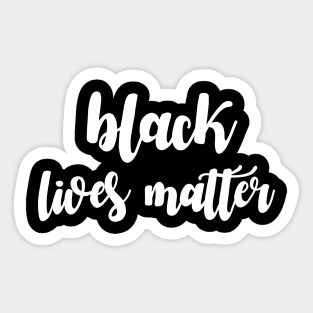 Black lives matter Sticker